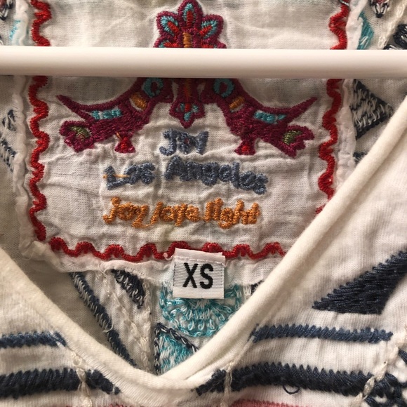 Johnny Was JWLA Embroidered Drape Poncho XS OS oversized - Picture 3 of 13